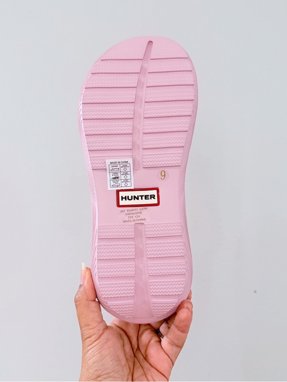 Hunter Haddie Pink Platform Slide Sandals - Picture 10 of 10